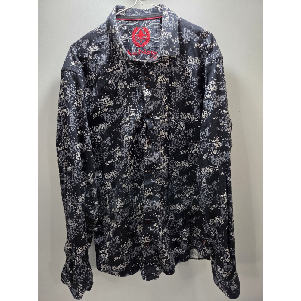 Au Noir Black Men Shirts Size 6 Long Sleeves Pre-Owned